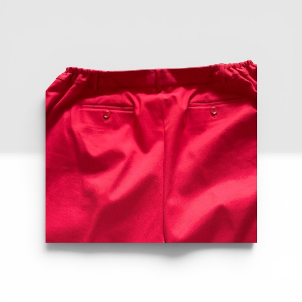 Talbots Hampshire Women's Petite 16WP Red Straight Leg Ankle Pants‎ EUC - Picture 4 of 8